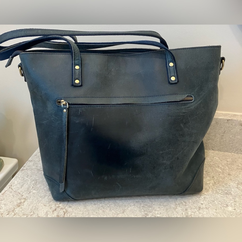 S-ZONE LEATHER BAG